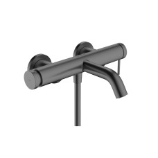 Змішувач Tecturis S для ванни, Brushed Black Chrome (73422340) Змішувач Tecturis S для ванни, Brushed Black Chrome (73422340)