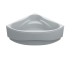 Ванна акрилова кутова MILANA 140x140 + ноги + екран під ванну ( А0045135 ) Swan