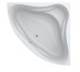 Ванна акрилова кутова MILANA 140x140 + ноги + екран під ванну ( А0045135 ) Swan