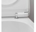 ELU PURA S унітаз підвісний 54*36,6см AquaHelix Flush, в комплекте з сиденням Slim з функцією SoftClose and QuickRelease
