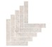 Мозаика 44*61 Kalkstone White Mosaico Freccia Rant