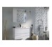 Шкафчик с умывальником Claudia 800 White Glossy A857795806+A3272A4000 Roca Roca