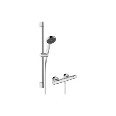 Комплект: душевой набор Activera Select S 0,65 EcoSmart с термостатом Ecostat Fine, Chrome (28876000)
