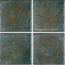 Декор (20x20) 0ZHAZ Br1-4G.green Decoro Br - Kyrah з колекції Kyrah Kyrah Керамічна плитка Cerdomus