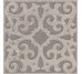 Декор 15x15 Arabesco Grey Ang. Argento/Silver - Petra - 154P8B з колекції Petra Emilceramica