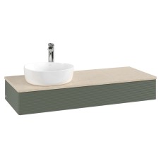 ANTAO Тумба под умывальник 120x50x19 см, Leaf Green Matt Lacquer/Botticino (L11153HL) ANTAO Тумба под умывальник 120x50x19 см, Leaf Green Matt Lacquer/Botticino (L11153HL)