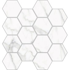 Мозаїка Capitol White Hexagono Brillo - 26.5x28.3 Capitol з колекції Capitol Мозаїка Capitol White Hexagono Brillo - 26.5x28.3 Capitol з колекції Capitol
