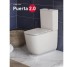 PUERTA 2.0 vortice підлоговий унітаз з бачком, сидіння duroplast