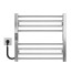 Рушникосушарка електрична Lima П8 500х500 Deffi нержавіюча сталь (Хром, JD04, Ліве підключення) 