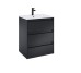 Шафка з умивальником Alpine Unik 600 Black matt A852015532 Roca Roca