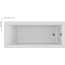 Ванна прямоугольная Favorit 170x75