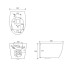 SAFIR Rimless унітаз підвісний 52*36*35см, сидіння Duroplast Slim slow-closing