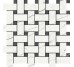 Мозаїка 34x34 Mosaic Basket Muse White/Coal-Muse-DC1001 з колекції Muse Aleluia