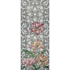 Мозаїка (290.5x120.5) Tulips Grey Single - Decori in Tecnica Artistica з колекції Decori in Tecnica Artistica Decori in Tecnica Artistica
