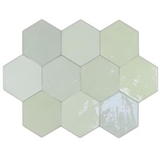Mint 10.8x12.4 Zellige Hexa Wow з колекції Zellige Hexa Wow Mint 10.8x12.4 Zellige Hexa Wow з колекції Zellige Hexa Wow