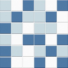 Мозаїка (30x30) M TR 11 Tr ghiaccio-33+Tr azzurro-33+Tr bluavio-33 - Trasparenze Mix з колекції Trasparenze Mix Trasparenze Mix Керамічна плитка Vogue