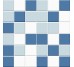 Мозаїка (30x30) M TR 11 Tr ghiaccio-33+Tr azzurro-33+Tr bluavio-33 - Trasparenze Mix з колекції Trasparenze Mix Vogue