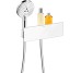 Шлангове під'єднання Fixfit Porter 300 з тримачем та поличкою, White/Chrome (26456400)