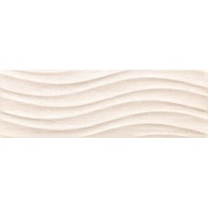 Декор Cream Wave 25x75 Salomea з колекції Salomea