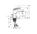Змішувач Axor Citterio 90 Lever rhombic cut для умивальника pop-up, Brushed Bronze 39001140