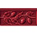 Бордюр (7.5x15) 30552- Listellooliveburgundy - The Traditional Style з колекції The Traditional Style Settecento