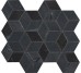 Мозаїка Black Tessere Rombi 26x28 Newluxe Marca Corona з колекції Newluxe Marca Corona