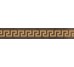 Декор (3x20) 00689350 List. Legno Greca Noce - Gold з колекції Gold Versace