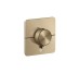 Термостат скрытого монтажа AXOR ShowerSelect ID Softsquare HighFlow на 1 функцию, Brushed Bronze (36778140)