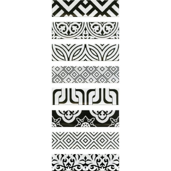 Плитка 7,5x30 Joia Black-Joia з колекції Joia Tau