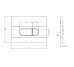 Orion Cosmo панель смыва хром глянцевый Koller Pool