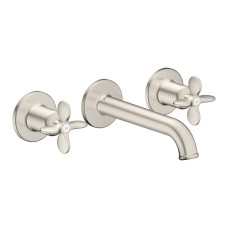 Змішувач Axor Archivio 160 Cross для умивальника зі стіни на 3 отвори, Stainless Steel Optic (34033800) ARCHIVIO — сторінка 2