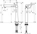 Змішувач Talis S 250 для умивальника без донного клапана (72116000)
