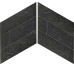 Плитка 40x70 DIAMOND MARQUINA CHEVRON (L-R) Realonda Diamond Marquina з колекції Diamond Marquina Realonda
