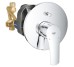 UA26415SC11  Eurosmart  Комплект для душу вбудованого монтажу Tempesta 250, 3 споживачі, хром, 4 пак (1 сорт)