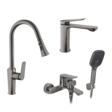Набор смесителей Makon-GRP060 + смеситель Makon-GRP030-T + смеситель Makon-GRP010