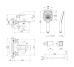 Набор смесителей Kroner Makon-GRP060 + смеситель Makon-GRP030-T + смеситель Makon-GRP010 Kroner