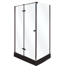 Душова кабіна Adriana Black M 100х80х210 мілкий піддон 14см ( А0051343 )