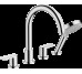 Змішувач Vernis Shape врізний на край ванни на 4 отвори Chrome (71459000)