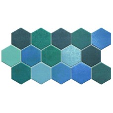 26.5x51 Hex Aquamarine з колекції Hex Aquamarine 26.5x51 Hex Aquamarine з колекції Hex Aquamarine