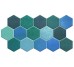 Плитка 26.5x51 Hex Aquamarine Realonda з колекції Hex Aquamarine Realonda