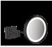 AddStoris Дзеркало для гоління з LED освітленням, Matt Black (41790670)