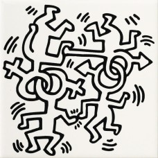 Декор (20x20) GFKHD02 - Game Of Fifteen: Keith Haring з колекції Game Of Fifteen: Keith Haring Ascot Game Of Fifteen: Keith Haring