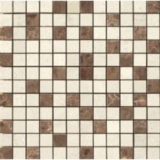 Мозаика (32.1X32.1) MOSAICO TEMPLA MIX BEIGE из коллекции Templa Capri Ceramiche: керамогранит под мрамор, камень и дерево