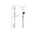 Душовий набір Activera Select S 2jet EcoSmart 105 см, Chrome (28050000)