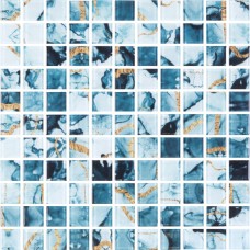 Мозаика стеклянная GMP 0825033 С print 37 300x300 (кубик 2,5х2,5) Керамика Лео УКРАИНА