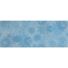 (20x50.2) PNF30 Pennellato Azzurro(Chiaro)Ins. Floreale - Pennellato з колекції Pennellato Ascot Pennellato Керамічна плитка Ascot Ceramiche