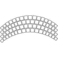 Мозаїка 41x130 Arco Grigio - Pietra di Cembra - NS43 з колекції Pietra di Cembra Мозаїка 41x130 Arco Grigio - Pietra di Cembra - NS43 з колекції Pietra di Cembra