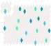 Мозаїка Mos Tinturi Neve S 5 - 23x24.5 1076008 Tinturi з колекції Tinturi Cerasarda