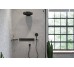Верхний душ Rainfinity 360 3jet с держателем, Brushed Black Chrome (26234340)