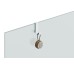 Гачок на скло "STYLE" RAL9016 white gloss